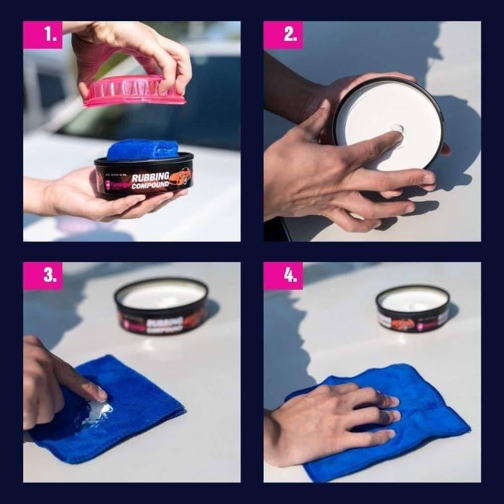 Flamingo Car Rubbing Compound Polish 230G